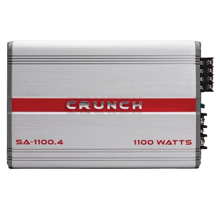 Crunch Smash Series 1,100-Watt 4-Channel Class AB Amp SA-1100.4